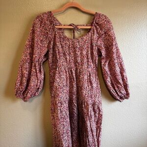 Universal Threads Prairie Floral Long Sleeve Dress